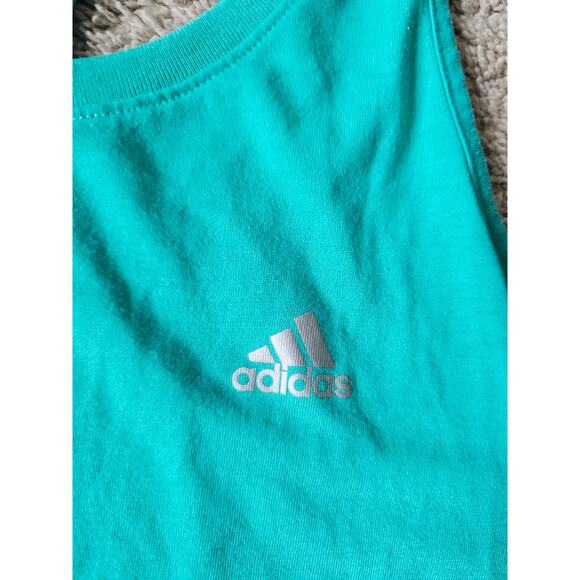Adidas Climalite Ultimate Tank Top Sporty Racerback womens size medium green - Picture 4 of 6